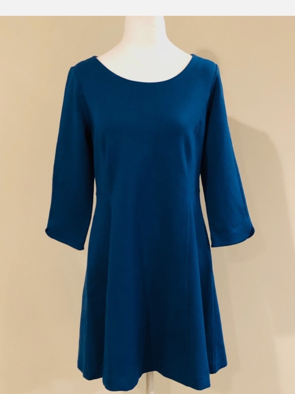 Ann Taylor Loft women size 8 petite Blue Dress New w/Tags